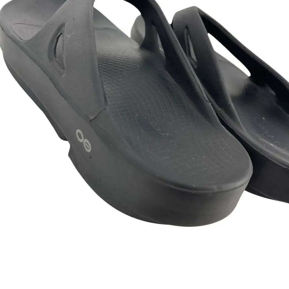 OOFOS OOriginal Recovery Sandal Black Mens Size 11 W 13 Fitness Comfort Dadcore